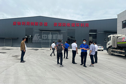 浙江温州第二条建筑装修垃圾粉碎生产线项目投产进行中